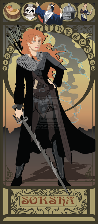 Illustration for article titled Lovely Art Nouveau Portraits of the 1980s' Greatest Fantasy Heroines